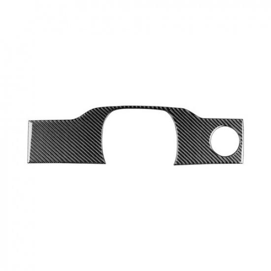 For Chrysler 300 300C Carbon Fiber Interior Steering Wheel Surround Cover Trim