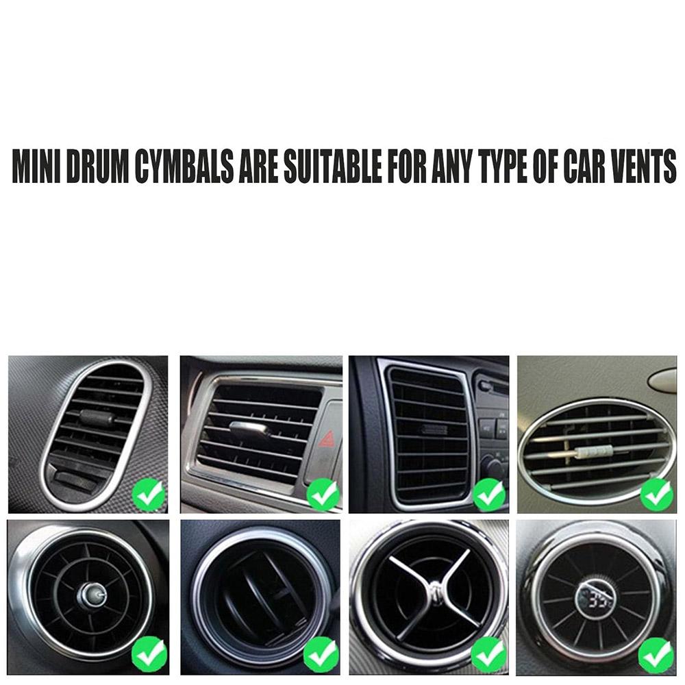 Мини автомобильный тарелка воздуховод для любого типа автомобильных воздуховодов (Золото)