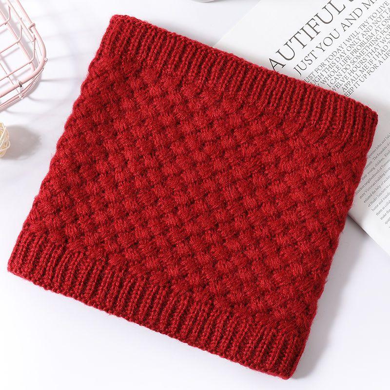 Универсальный флисовый утолщенный шарф-снуд для мужчин и женщин, зимний теплый вязаный шарф-капюшон