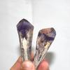 Quartz Amethyst Natural Crystal Wand Point Specimen Healing Home Decor Gift