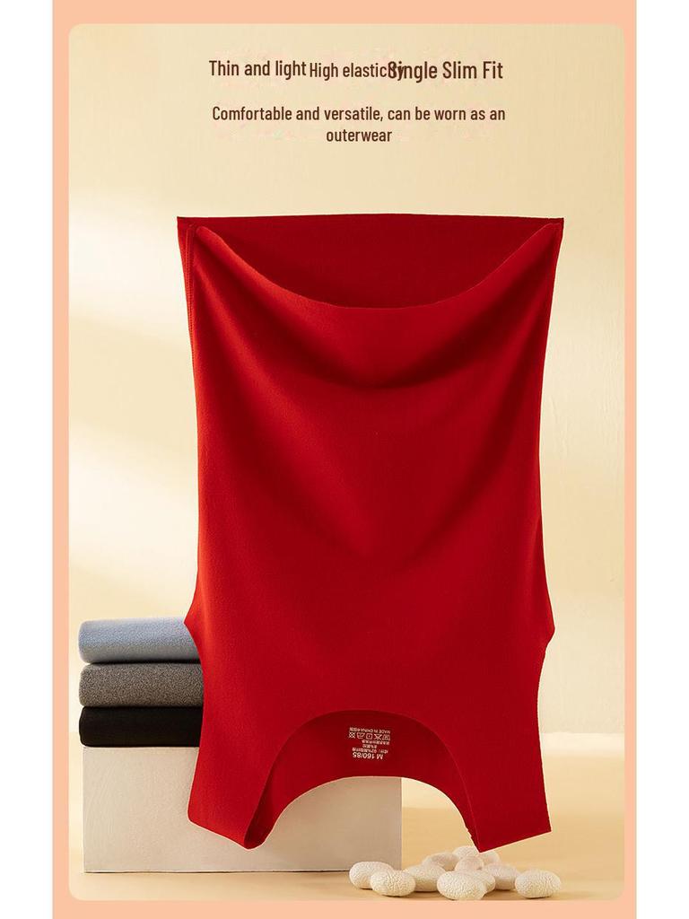 Бесшовный утепленный жилет унисекс из катионной нити с фигурным дизайном и отшлифованной низом