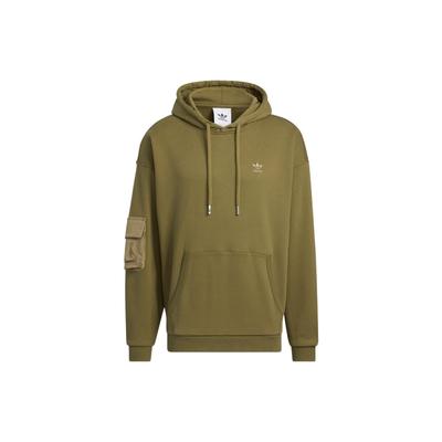 adidas Оригинальная толстовка с капюшоном Ww с логотипом, оливково-зеленая, унисекс, IC8156