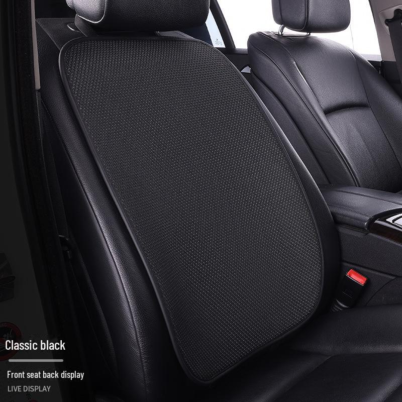 Комплект подушек для автомобильного сиденья из дышащего ледяного шелка для любого сезона, цельная конструкция с функциями вентиляции и комфорта.