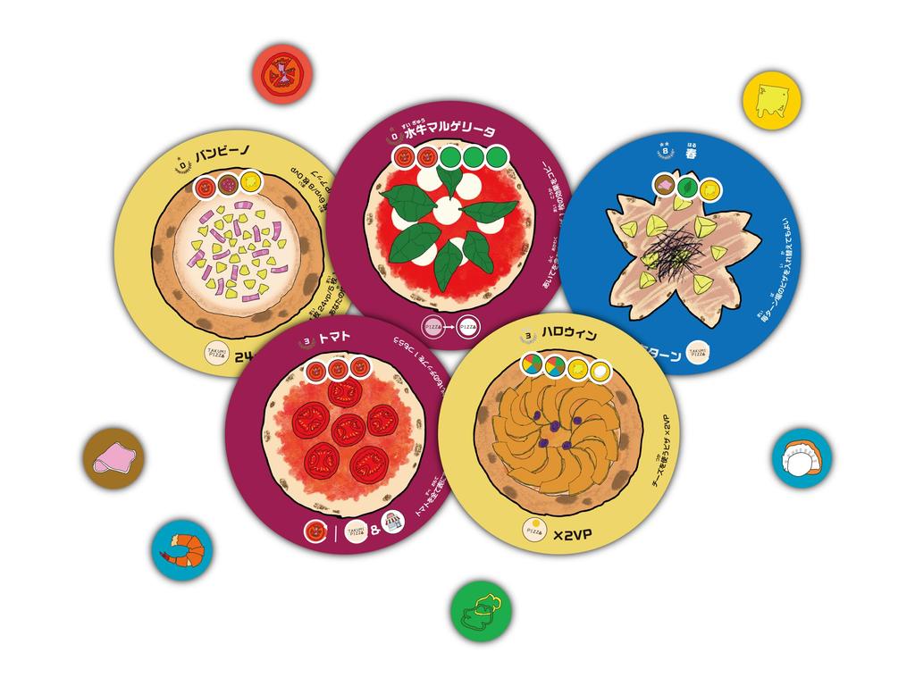 Настольная игра Hanayama Takumi Pizza Стремитесь стать пиццерией с наибольшим общим количеством (ХАНАЯМА) очки! игроки 1-4 Возраст 12+