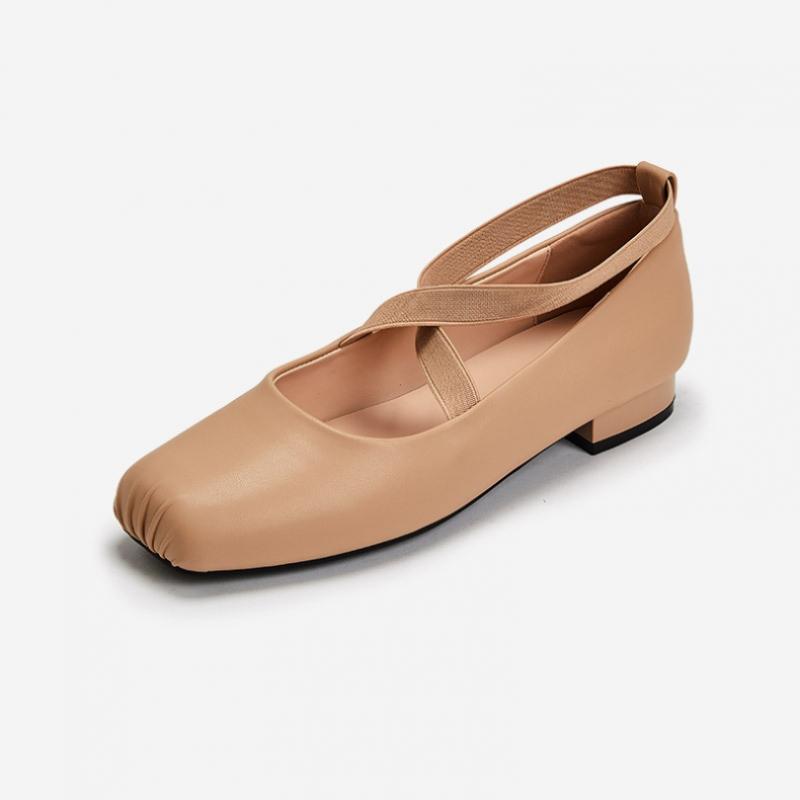 Simplet By ESquire Simple Women S Elodie Banding Flat ShoeS Beige