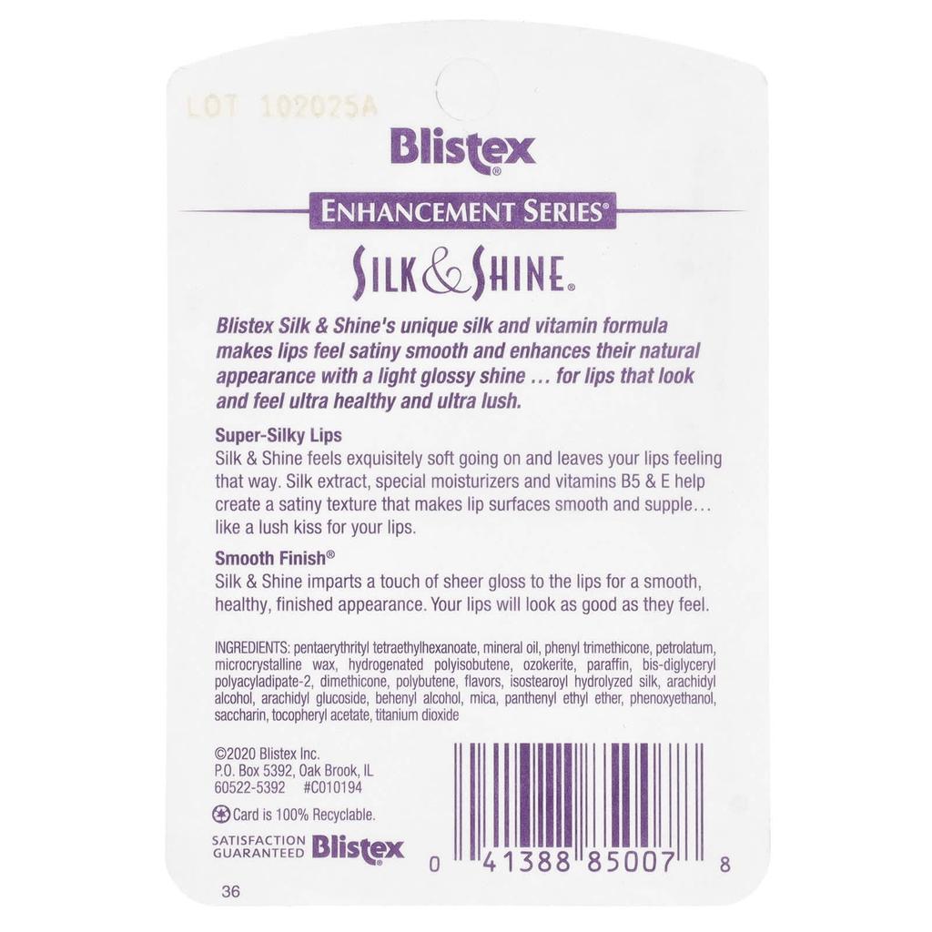 Lip Moisturizer, Silk & Shine, 0.13 Oz (3.69 G)