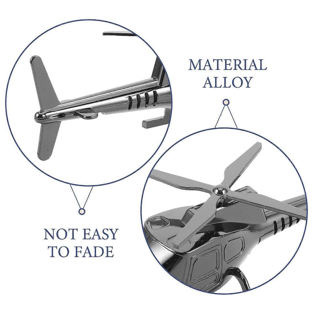 Diecast Helicopter Toy: Alloy Mini Aircraft Model For Boys - Airplane Party Favor - Metal Model Helicopter Collectible For Birthday Baby Shower