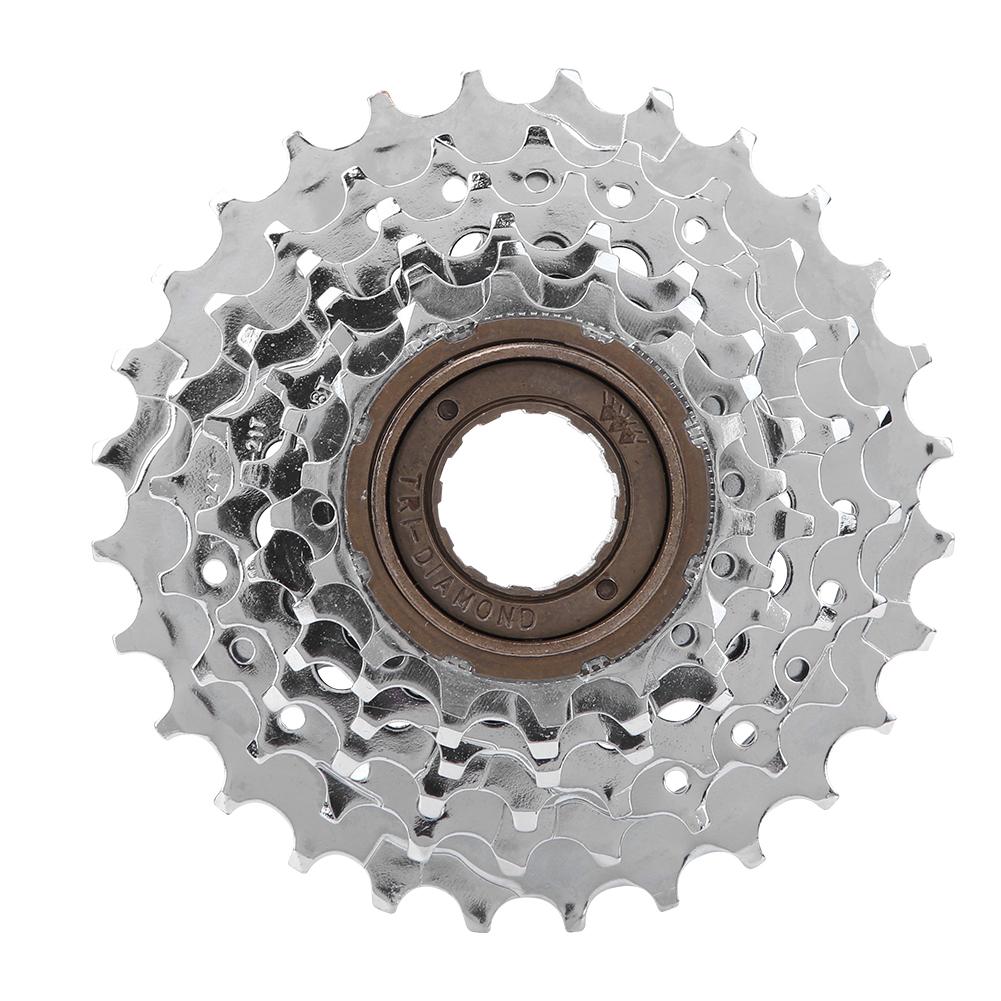 Хромированная велосипедная трещотка задняя свободная втулка запасной аксессуар для горного велосипеда 6 скоростей