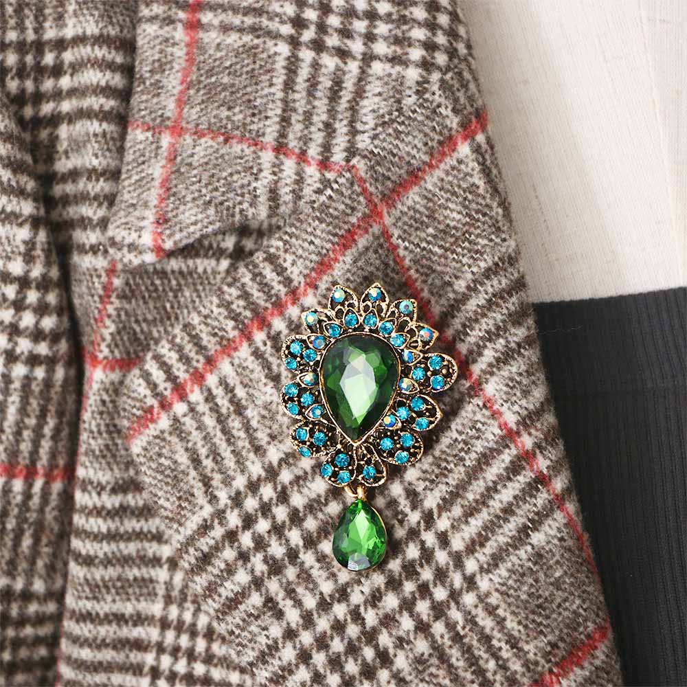 Clothing Elegant For Women Crystal Unisex Dress Jewelry Fashion Accessories Corsage Brooch Pins