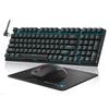 Механическая клавиатура с RGB-подсветкой и игровой набор мыши для офиса и игр