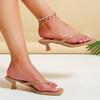 Women's Shoes  Hot Sale Flip Flops Modern Women's Slippers Outdoor Dress Sandals Women Low Thin Heels Plus Size Shoes Women
