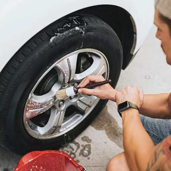 Набор щеток для детейлинга автомобиля Щетка для чистки салона автомобиля для вентиляционного отверстия кондиционера приборной панели Мягкая щетина Щетка для автомобиля Портативный набор для чистки автомобиля