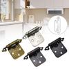 10 Pieces Self Closing Hinges Metal Flush Mount Kitchen Cabinet Door Hinges