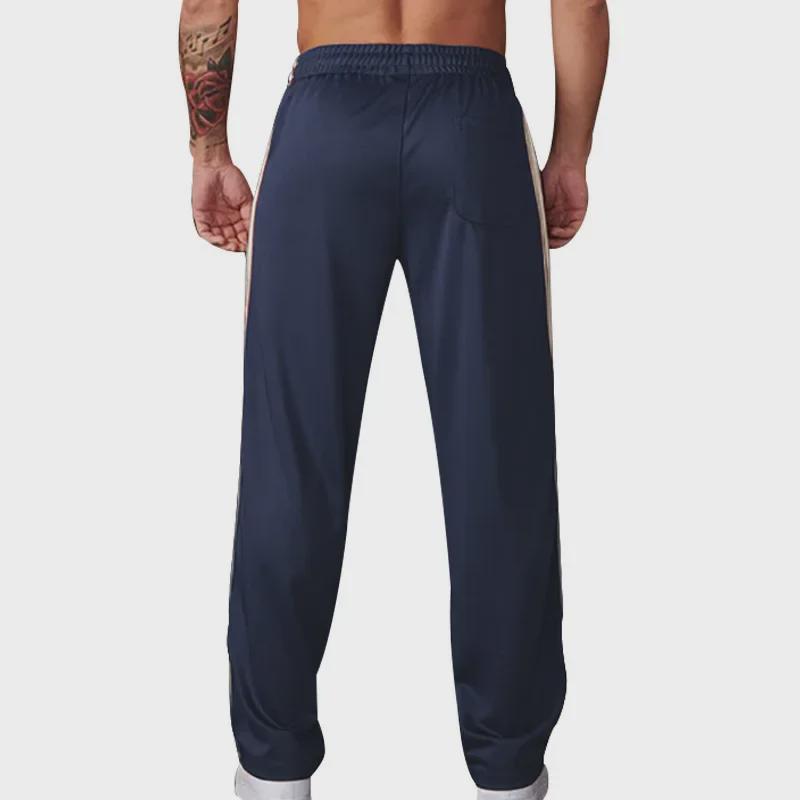 Мужские прямые брюки Wish Independent Fashion в стиле пэчворк: Свободные повседневные спортивные штаны на весну и осень