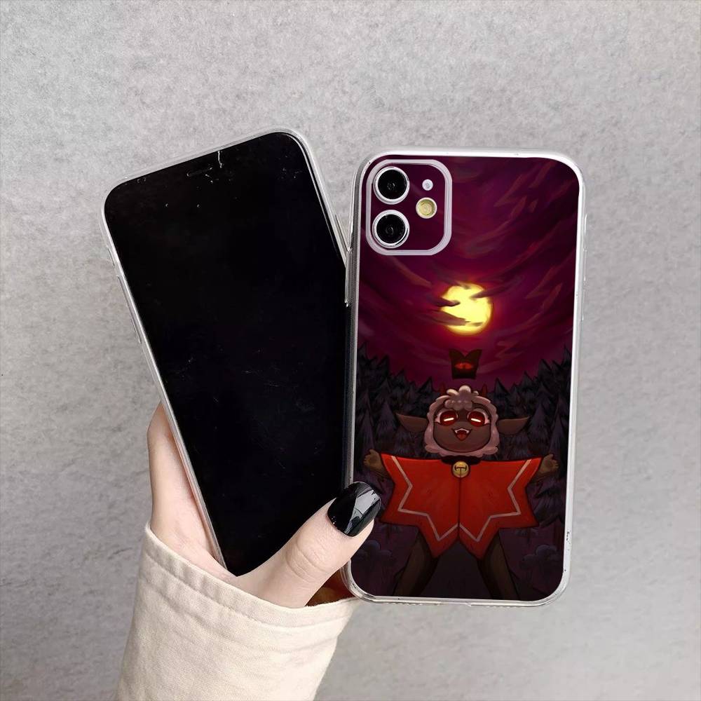 C-Cult Of The Lamb Game Phone Case For iPhone17,16,15,14,13,12,11 Plus,Pro Max Soft Transparent Cover