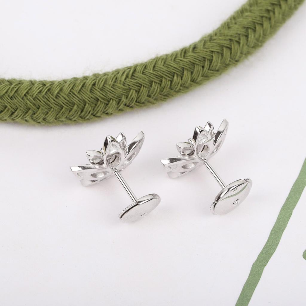 Новый тренд Бренд Винтажные серьги Подарок на годовщину Европа Роскошные серьги для женщин 925 серебро Цветы Серьги-пусеты