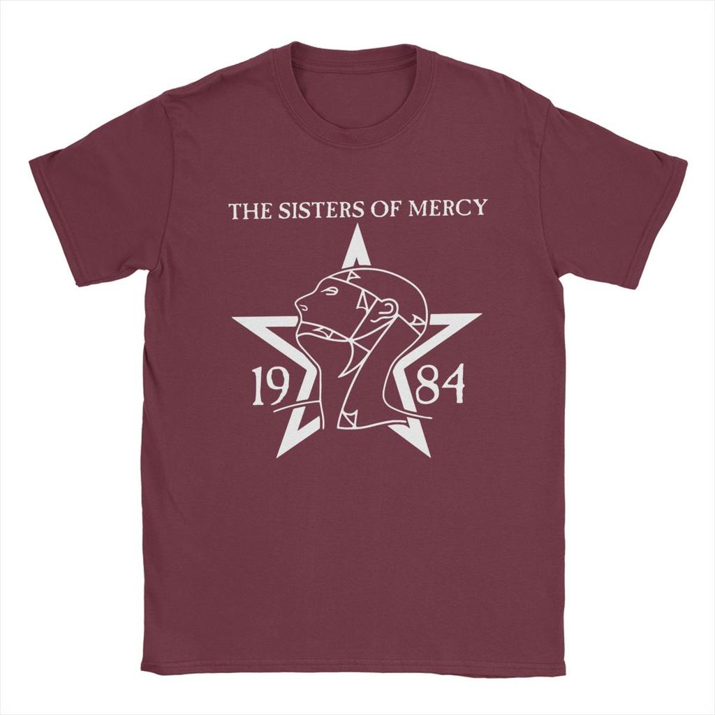 1984 Футболка The Sisters Of Mercy, мужская хлопковая винтажная футболка с круглым вырезом, футболки с коротким рукавом, новое поступление