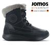 Allegra 857513 - Women's Winter Boots with Lambswool Lining In Leather Black ORIGINAL