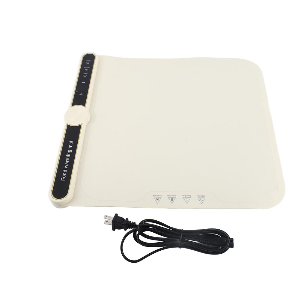330W 6 Timer 9 Temperature Levels Portable Food Warming Mat Rolled Storage Silicone Electric Food