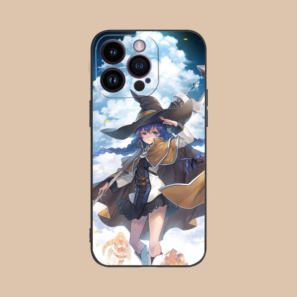 Чехол для мобильного телефона Mushoku Tensei Roxy для iPhone 17 16 15 14 13 12 11 X XR XS 8 7 Air Pro Max Plus Mini Цветной чехол Красивый