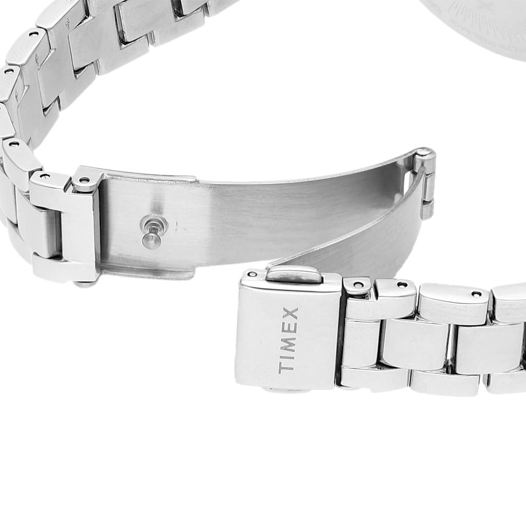 [TIMEX] Часы Timex Adoon Серебряный циферблат Латунь Минеральное стекло Кварцевый японский механизм 32MM Американские часы TW2V45000 Женские