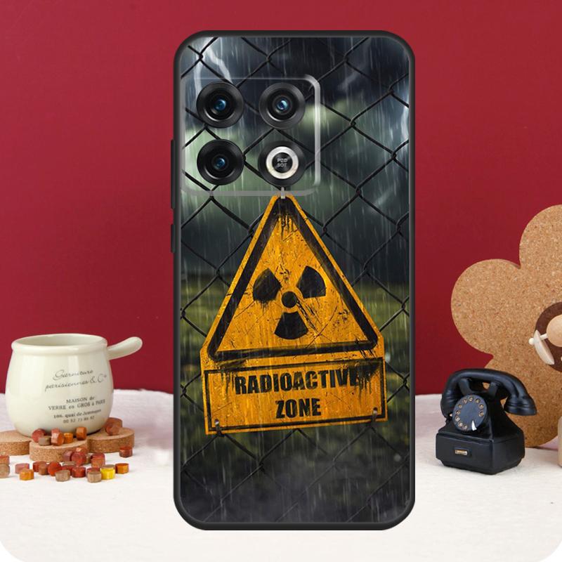 Nuclear Radiation Emblem Cover For OnePlus Nord 4 CE 3 2 Lite N30 N20 N10 OnePlus 10T 8T 13R 12R 13 12 11 10 Pro Case