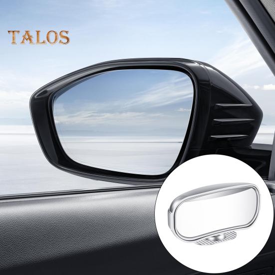 Прямоугольное автомобильное зеркало заднего вида для слепых зон, простое в установке, регулируемый угол обзора, автоматическое выпуклое широкоугольное боковое зеркало заднего вида