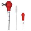 1 комплект Baster Set Насос для приправ Компактная силиконовая прозрачная кисточка-инжектор для индейки