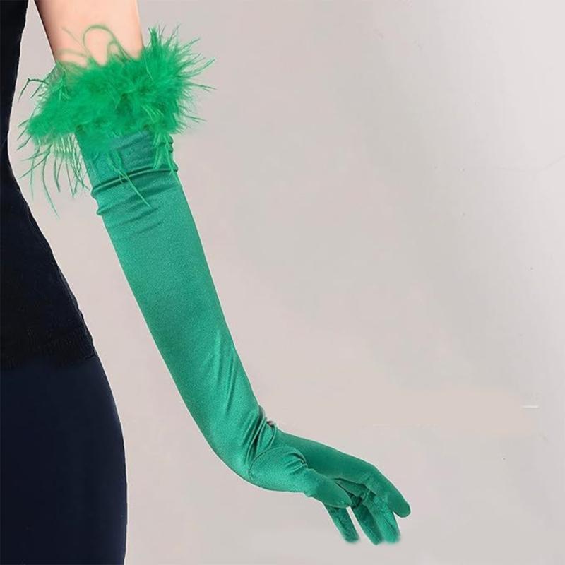 Взрослые перчатки с длинным рукавом Рождественское оперное шоу Свадебное вечернее платье Перчатки для вождения