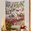 Аниме DrStone Настенный гобелен Арт-печать Японский настенный гобелен Аниме Настенное украшение для дома