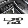 4pcs for Mazda 3 AXELA Car Window Lift Panel Decoration Cover Trim Stickers Auto Interior Accessories Carbon