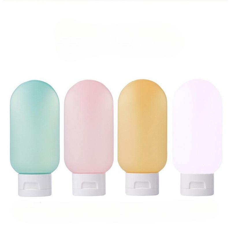 Lotion Cosmetics Storage Bottle 60mlpe Color Semi-Permeable Shampoo Shower Gel Travel Storage Bottle Set