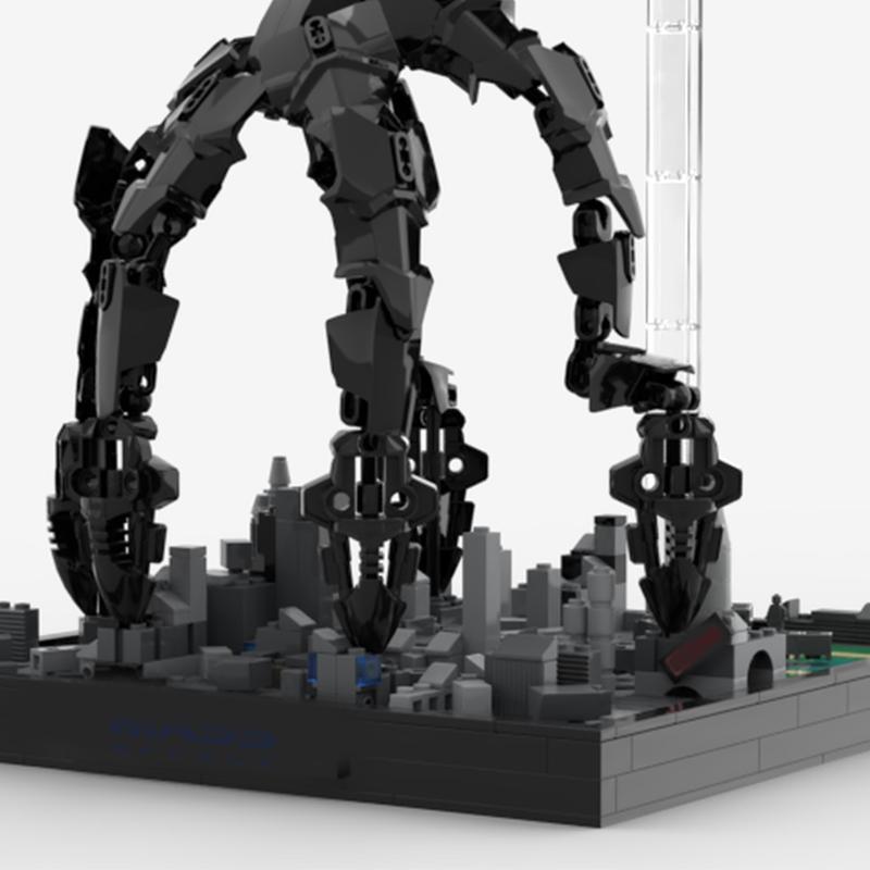 1274 детали MOC МАСС ЭФФЕКТ СУВЕРЕН Космическая модель Строительные блоки Конструктор Рождественские подарки Игрушка Креативная DIY Идея Сборные игрушки