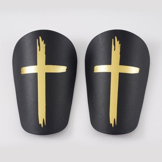 Mini Football Shin Guards Tiny Shin Pads with EVA Cushion for Kids Youth Adults Calf Protection Gear for Outdoor Soccer Training