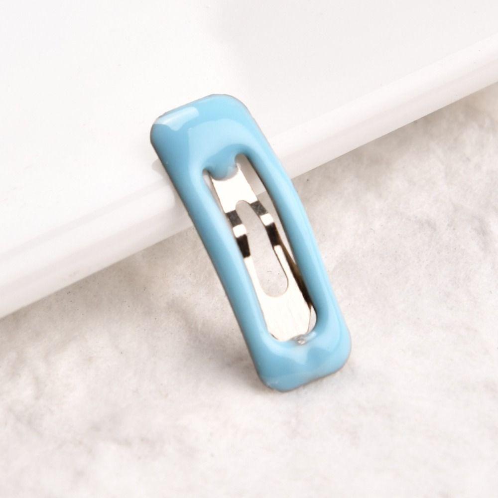 10Pcs/set 2cm Color Baking Paint Mini Hair Pins Doll Head Clips Mini Metal Hair Accessories