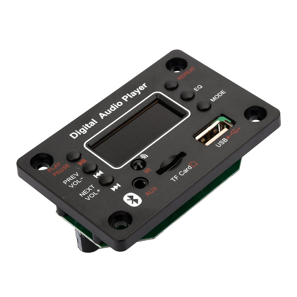2*40W Amplifier MP3 Player Module Bluetooth 5.0 Decoder Board 12V 80W DIY Amplifier Car FM Radio Module TF USB Mic Record Call