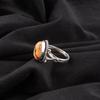 Orange Copper Turquoise 925 Solid Sterling Silver Ring, Handmade Gemstone Ring Jewelry, Designer Ring For Her