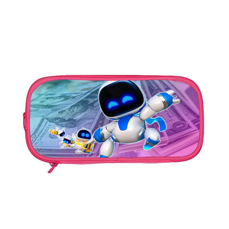Astro Bot Космический Робот Двухслойная Пенал Для Детей Школьные Принадлежности И Канцелярские Товары Хранение