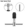 Portable T Tap Wrench Handle Machinist Repair Drill Bit Machine Screw Thread Metric Plug Reamer Manual Hand Tool M3 M4 M5 M6 M8