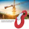 5000kg Load Capacity Alloy Steel Crane Hook Red Safety Latch Hook  Ship Construction