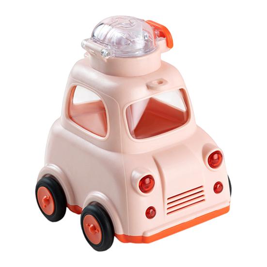 Kids Car Water Bottle with Straw Strap 600ml BPA-Free Leak-proof Straw Cup