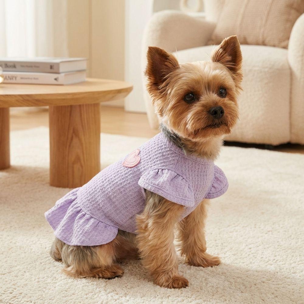 Breathable Mesh Pet Cake Skirt Ruffle Princess Apparel Cute Dog Costume  Daily Wear