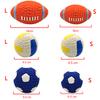 Soft Pet Ball Squeaky Toy For Small Large Dog Rugby Tennis Volleyball Football Basketball Latex Tooth Cleaning Training Toys