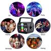Звуковая активация DJ Disco Laser Party Lights Светодиодная стробоскопическая лампа для рождественской вечеринки в честь Хэллоуина