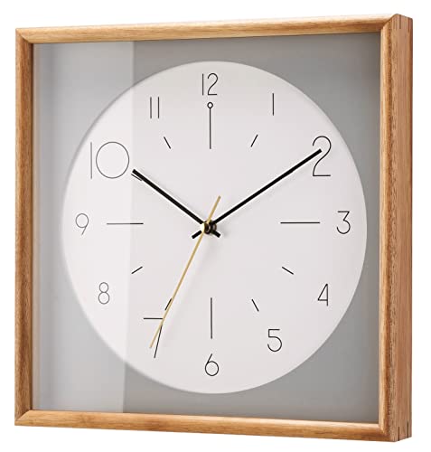 Interform Cardle CL-4059 Настенные радиоуправляемые часы Art Wood с шаговым механизмом, диаметр 30 см