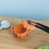 1/6 1/12 Doll Mini Pumpkin Soup Pot Alloy Dollhouse Halloween Decoration  Festival Supplies