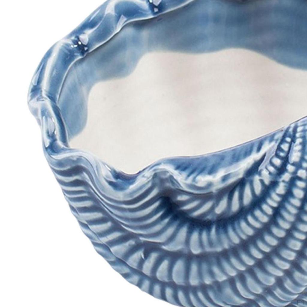 Керамический цветочный горшок Декоративный цветочный горшок в форме раковины для балкона