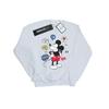 Disney Womens/Ladies Mickey Mouse Tongue Out Sweatshirt
