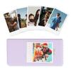 VOVMOEYA 64 Photo Album For Fujifilm Instax Wide for Polaroid Instant Instax Album Mini Inch Size 16 Pages Holds 60 Photos Light Instax Wide Pocket