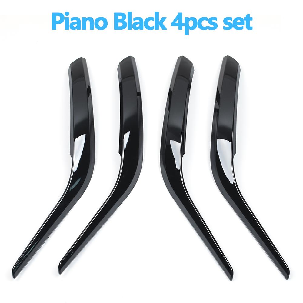 4PCS Set Car Interior Door Front Rear Left Right Pull Handle Outer Cover Trim For BMW X1 E84